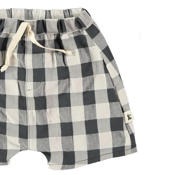 PETIT INDI • Bermuda Pant Shorts Vintage Black Ivory Made In Barcelona - Picture 3 of 5